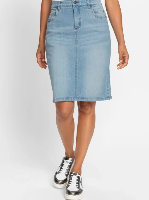 Jeansrock schmal geschnitten