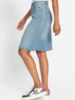 Jeansrock schmal geschnitten