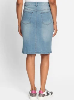 Jeansrock schmal geschnitten