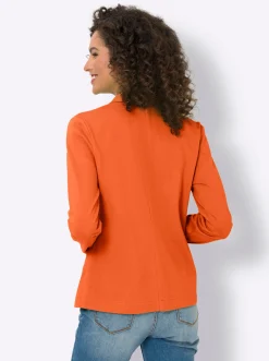 Jerseyblazer aus Baumwolle, ungefüttert