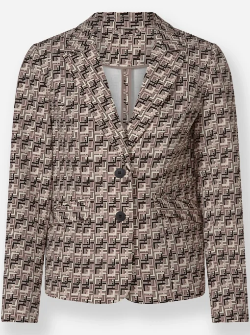 Jerseyblazer mit passformgenauen Nähten