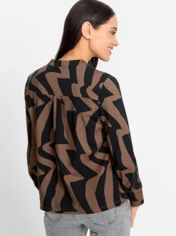 Jersey-Bluse