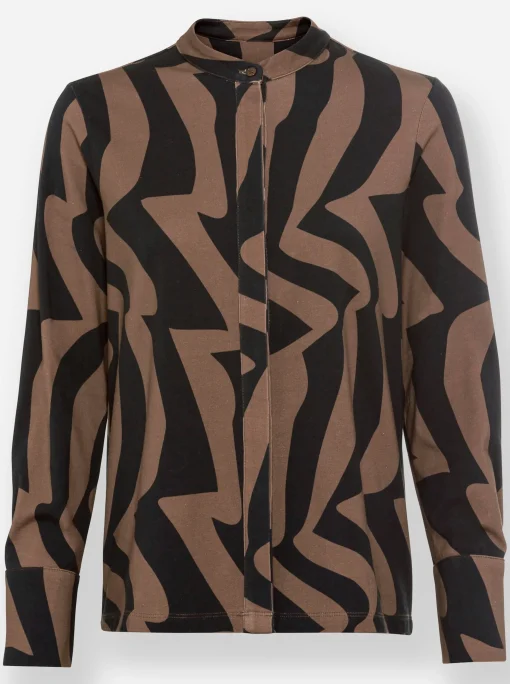Jersey-Bluse