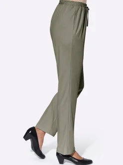 Jerseyhose mit Bindeband