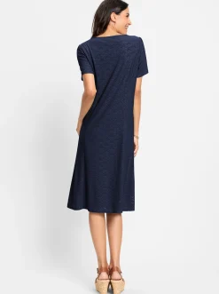 Jerseykleid blickdicht gefüttert