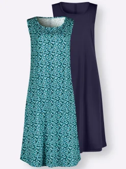 Jerseykleid im Doppelpack