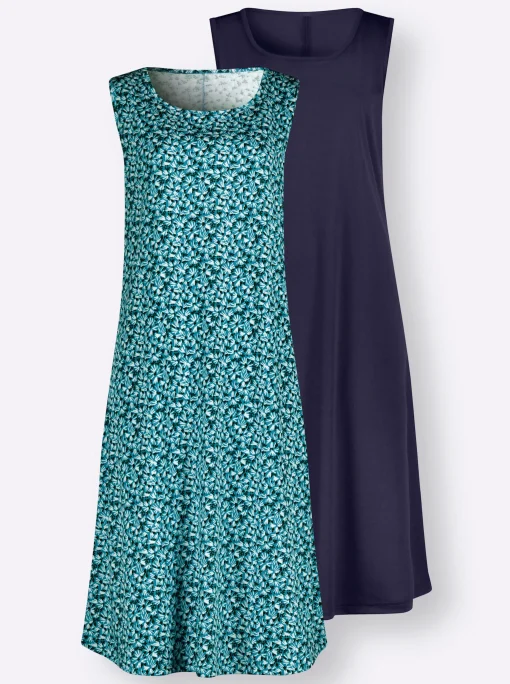 Jerseykleid im Doppelpack