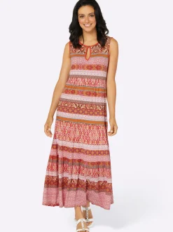 Jerseykleid im Stufenschnitt