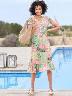 Jerseykleid in Schlupfform