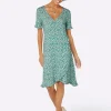 Jerseykleid in Wickel-Optik