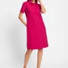 Jerseykleid mit Glitzersteinen