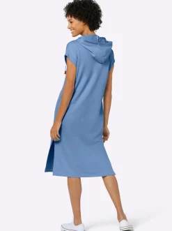 Jerseykleid mit Kapuze