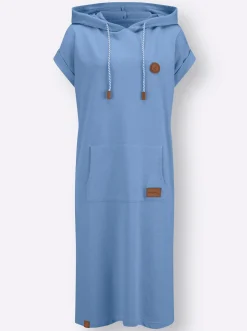 Jerseykleid mit Kapuze