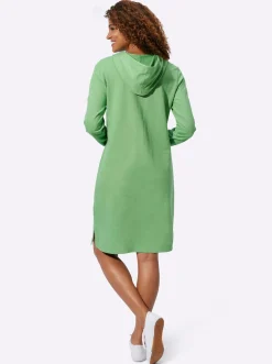 Jerseykleid mit Känguru-Tasche