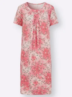 Jerseykleid mit Nahttaschen, bedruckt