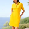 Jerseykleid mit Polokragen