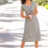 Jerseykleid mit Rücken-Ausschnitt