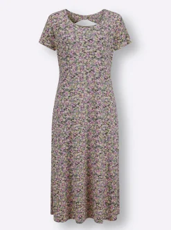 Jerseykleid mit Rücken-Ausschnitt