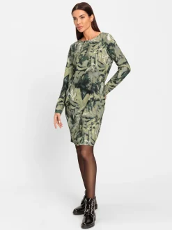 Jerseykleid mit Reißverschluss-Taschen