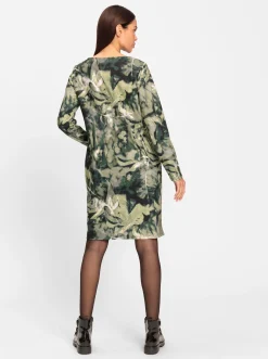 Jerseykleid mit Reißverschluss-Taschen