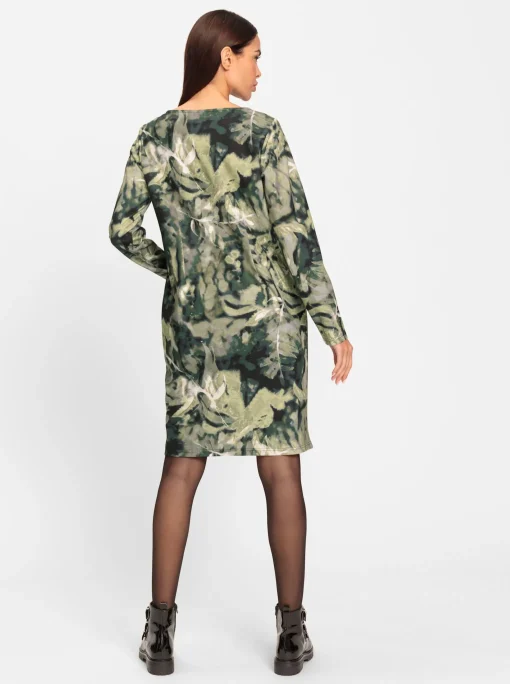 Jerseykleid mit Reißverschluss-Taschen