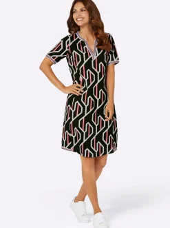Jerseykleid mit Taschen in der Seitennaht
