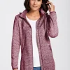 Kapuzenfleecejacke mit abnehmbarer Kapuze