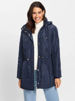 Kapuzenjacke mit Steppmuster