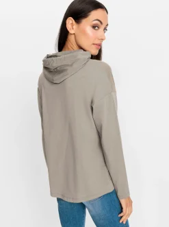 Kapuzenshirt mit Glitzersteinen