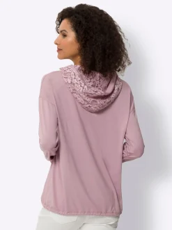 Kapuzenshirt mit Spitze