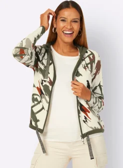 Kapuzenstrickjacke
