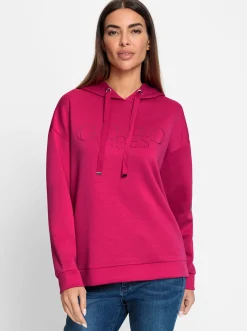 Kapuzensweatshirt mit Schriftzug
