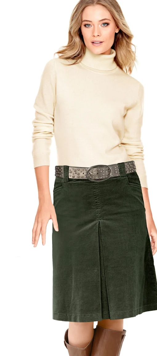 Kaschmirpullover mit Rollkragen
