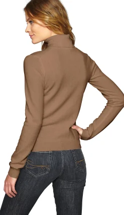 Kaschmirpullover mit Rollkragen