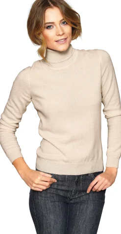 Kaschmirpullover mit Rollkragen