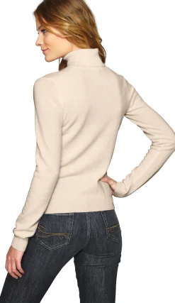 Kaschmirpullover mit Rollkragen