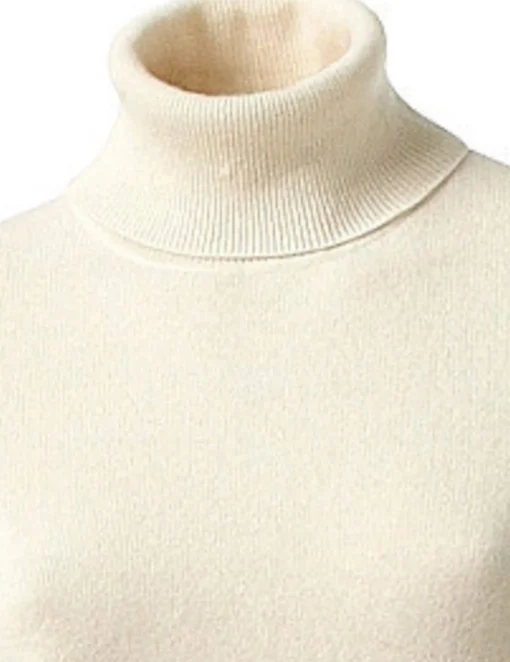 Kaschmirpullover mit Rollkragen