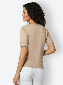 Kurzarmpullover