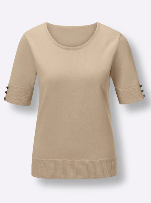 Kurzarmpullover