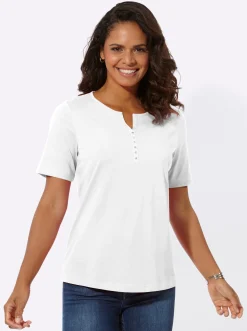 Kurzarmshirt aus reiner Baumwolle