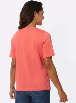 Kurzarmshirt aus reiner Baumwolle