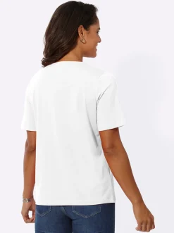 Kurzarmshirt aus reiner Baumwolle