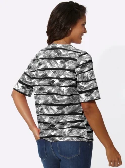 Kurzarmshirt aus reiner Baumwolle
