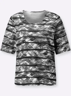 Kurzarmshirt aus reiner Baumwolle