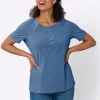 Kurzarmshirt im Anker-Dessin