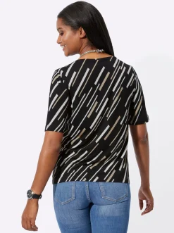 Kurzarmshirt mit Cut-out-Detail