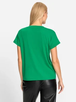 Kurzarmshirt mit Elasthan-Anteil