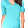 Kurzarmshirt mit Halbarm
