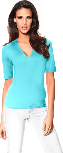 Kurzarmshirt mit Halbarm