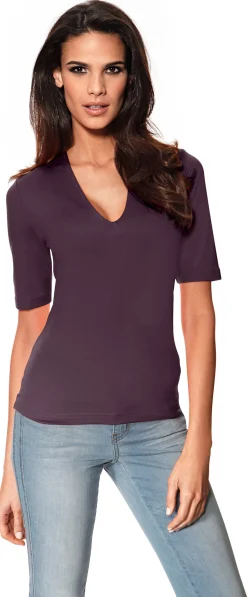 Kurzarmshirt mit Halbarm
